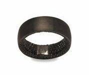  - Pasquale Rotella Black Rhodium Wedding Band by Layna and Alan Friedman